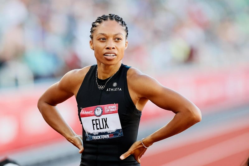 Allyson Felix Qualifies for 200m Final at U.S. Olympic Trials Watch